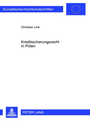 cover image of Kreditsicherungsrecht in Polen